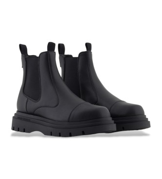 A|X Armani Exchange Stivaletti Chelsea in pelle nera
