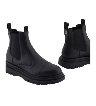 A|X Armani Exchange Stivaletti Chelsea in pelle nera