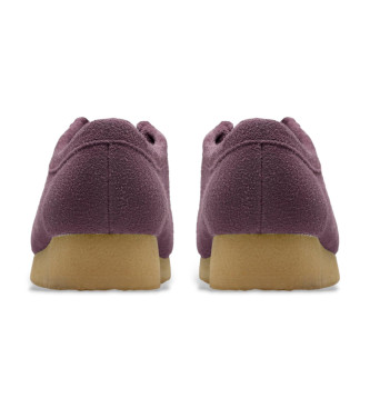 Clarks Chaussures en cuir Wallabee lilas