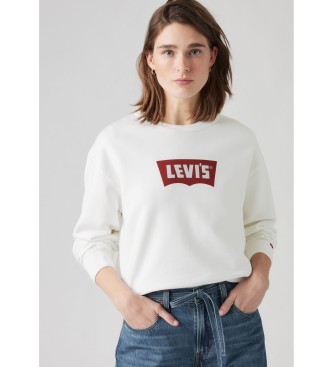 Levi's Felpa con cappuccio Graphic Iconic Heritage bianca