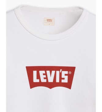 Levi's Felpa con cappuccio Graphic Iconic Heritage bianca