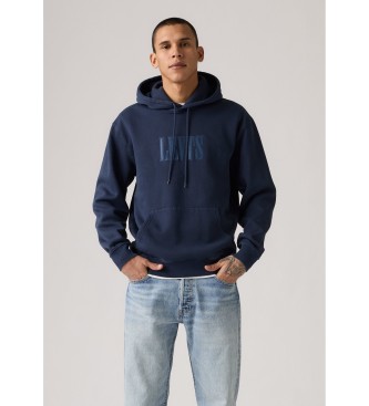 Levi's Relaxed grafisch sweatshirt marine