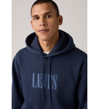 Levi's Relaxed grafisch sweatshirt marine