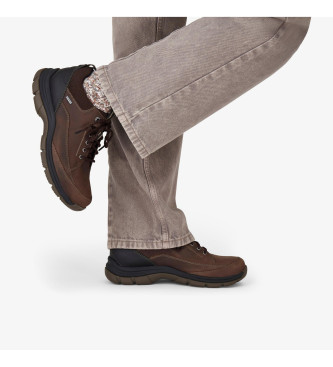 Clarks Leren schoenen Spypath Lo GTX bruin