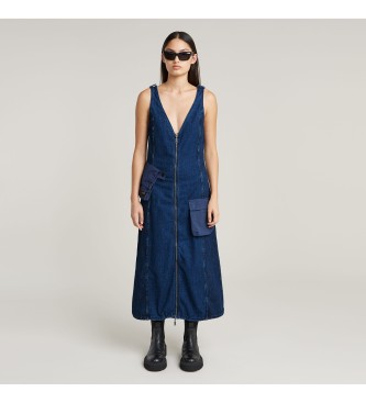 G-Star Blauwe cargo jurk