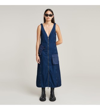 G-Star Blauwe cargo jurk