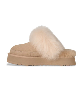 UGG Disquette Chalet rjavi usnjeni copati