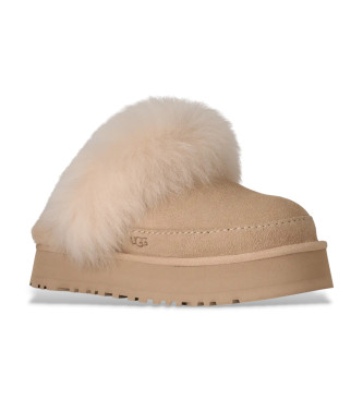 UGG Disquette Chalet rjavi usnjeni copati