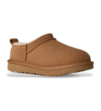 UGG Botins Classic Micro Leather castanhos