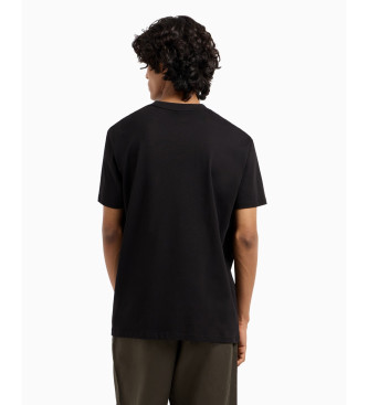 A|X Armani Exchange T-shirt de corte regular preta