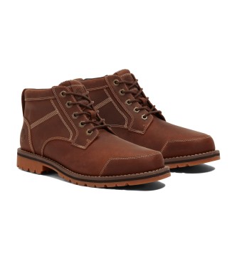 Timberland Botas Chukka de piel de media ca�a con cordones Larchmont marr�n