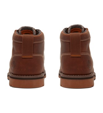 Timberland Botas Chukka de piel de media ca�a con cordones Larchmont marr�n