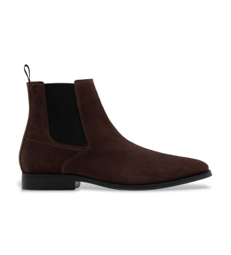 Clarks Paulton Easy bottines en cuir marron