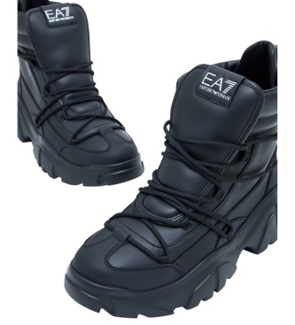 EA7 Stivaletti neri Flakes
