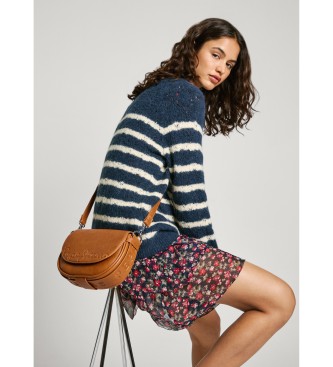 Pepe Jeans Crisha Icon shoulder bag brown
