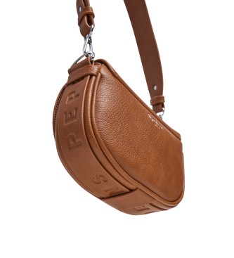 Pepe Jeans Crisha Icon shoulder bag brown