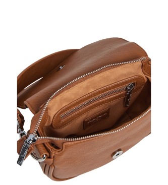 Pepe Jeans Crisha Icon shoulder bag brown