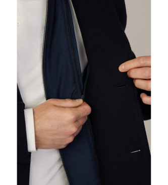 Hackett London Marine Textuurjas