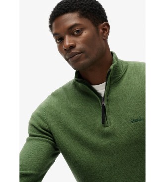 Superdry Trui van groene wol