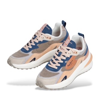 Pepe Jeans T�nis de couro Winslow S�rie Bege