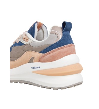 Pepe Jeans T�nis de couro Winslow S�rie Bege