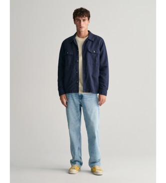 Gant Felpa Shield con scollo tondo beige