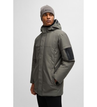 BOSS Giacca grigio terra