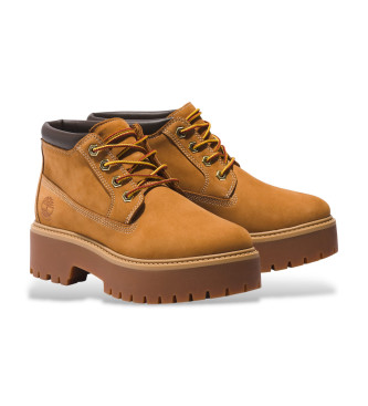 Timberland Stone Street Leather Ankle Boots brown