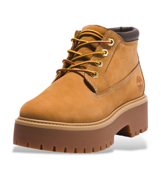 Timberland Stone Street Leather Ankle Boots brown