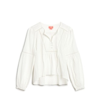 Superdry Chemisier Ibiza blanc