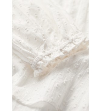 Superdry Chemisier Ibiza blanc