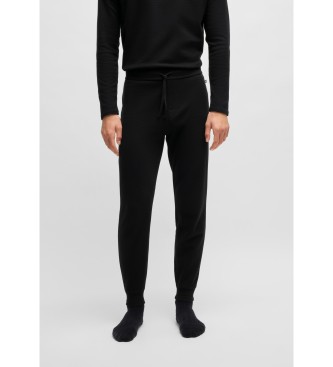 BOSS Waffle Cuff Trousers black