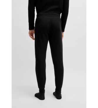 BOSS Waffle Cuff Trousers black