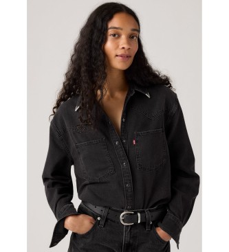 Levi's Camisa Teodora Western preta