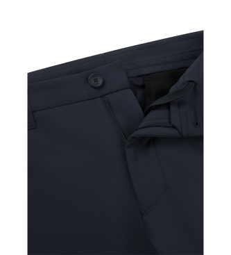 BOSS Commuter Slim-bukser marinebl�