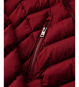 Superdry Fuji Plašč iz umetnega krzna rdeča