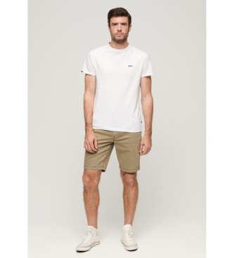 Superdry Light brown Officer chino shorts