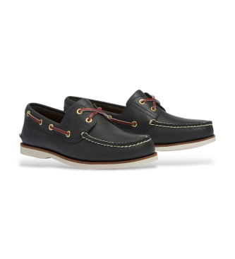 Timberland Scarpe da barca classiche in pelle blu navy