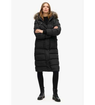 Superdry Cappotto lungo nero Everest