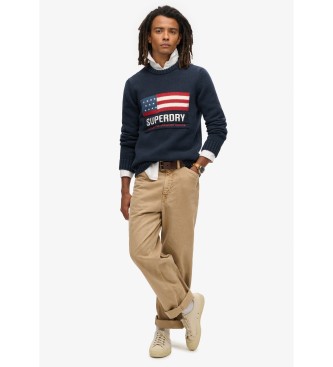 Superdry Jersey Vintage Athletic marino