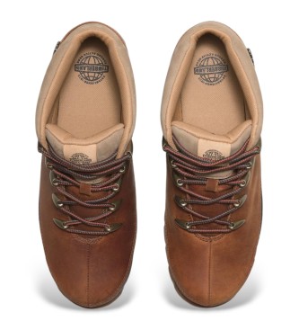 Timberland Botas de piel de media ca�a con cordones Euro Sprint naranja 