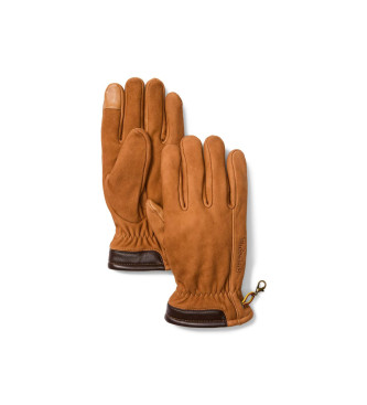 Timberland Winter Hill nubuck gloves in brown