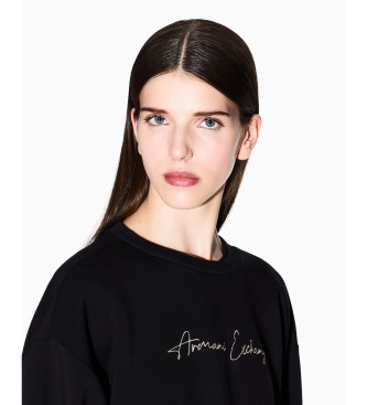 A|X Armani Exchange Felpa nera basica