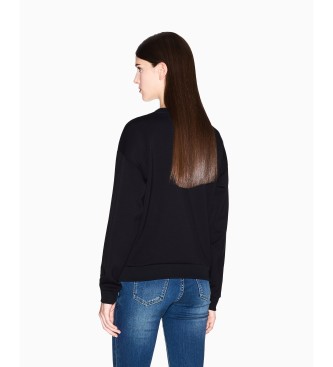 A|X Armani Exchange Felpa nera basica