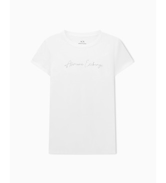 A|X Armani Exchange Camiseta Entallada blanco
