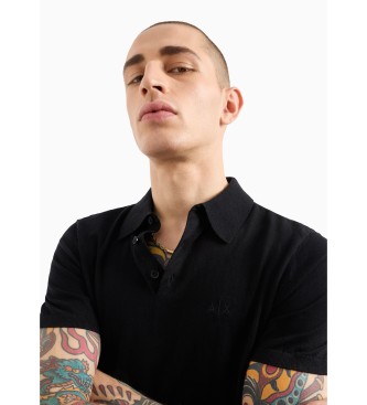 A|X Armani Exchange P�lo de malha preto