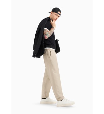 A|X Armani Exchange P�lo de malha preto