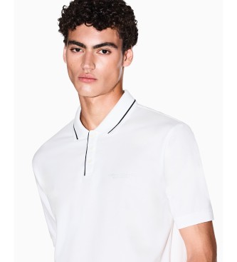 A|X Armani Exchange Elastic Polo Shirt white