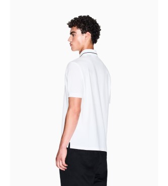 A|X Armani Exchange Elastic Polo Shirt white