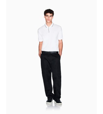 A|X Armani Exchange Elastic Polo Shirt white